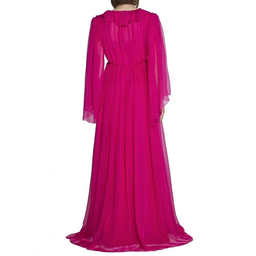 Multicolor Silk Cocktail Dress