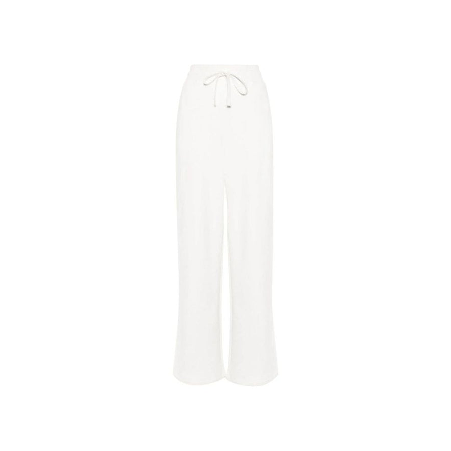 White Cotton Joggers (Workout Pants)