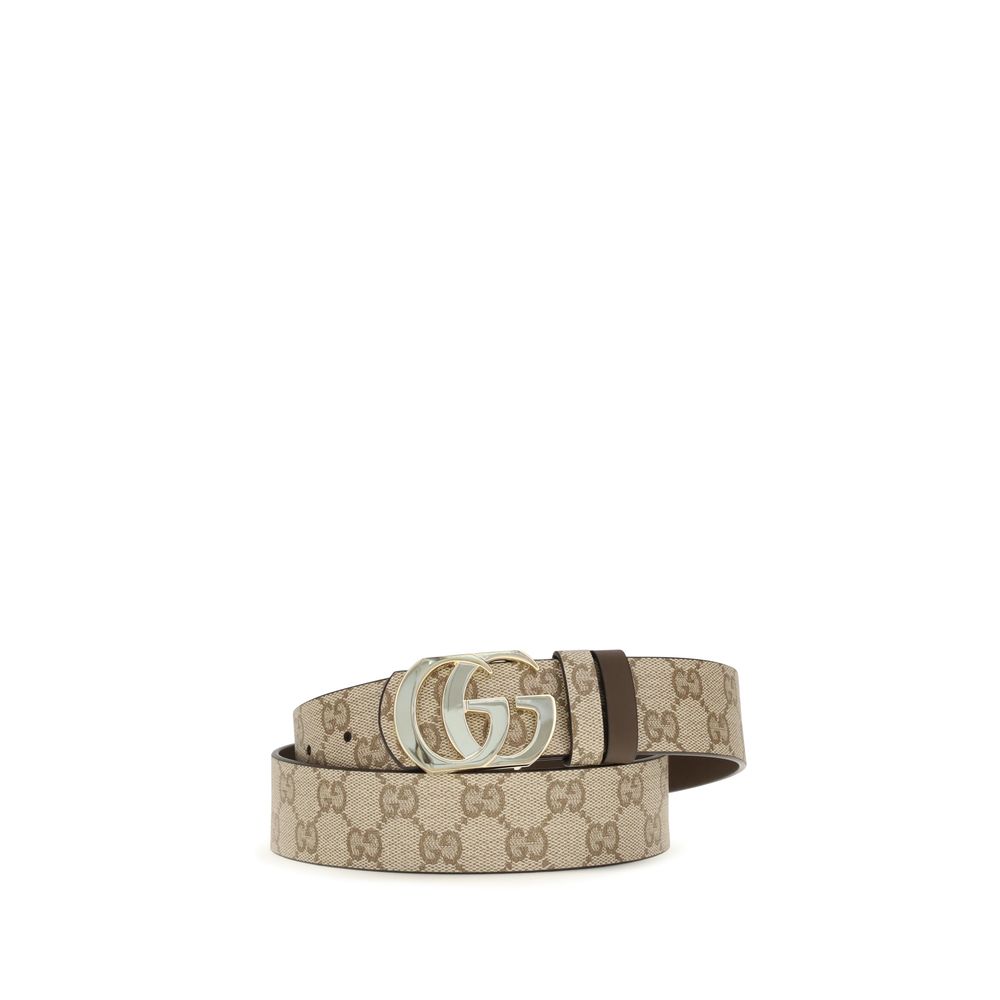 Beige Calf Leather Bos Taurus Regular Belt