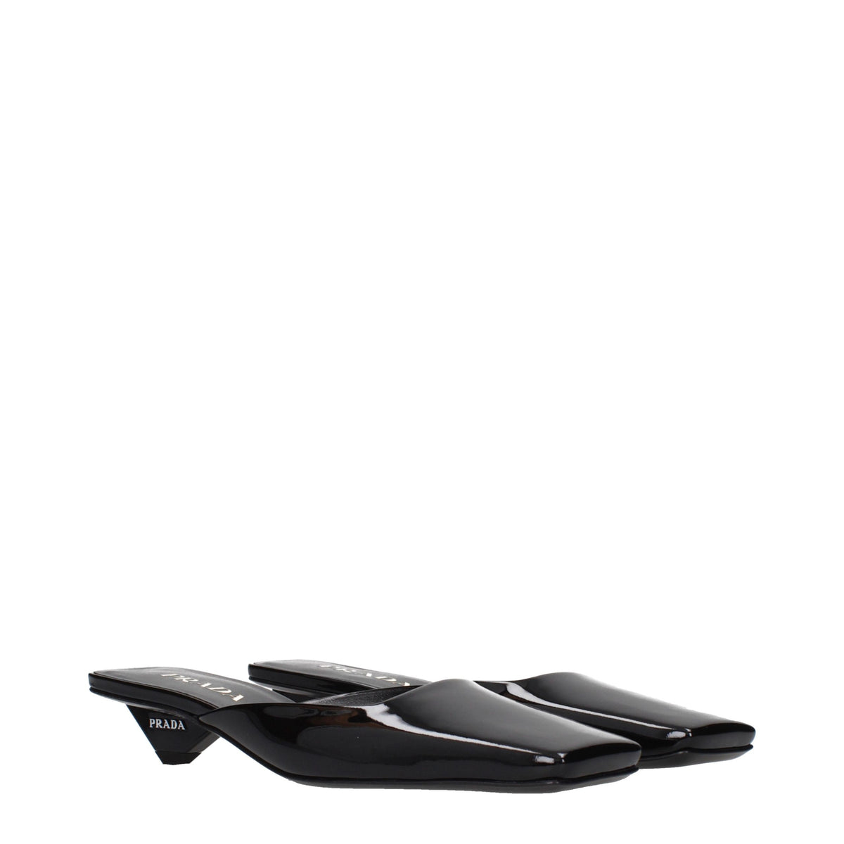 Black Leather Flat Sandals