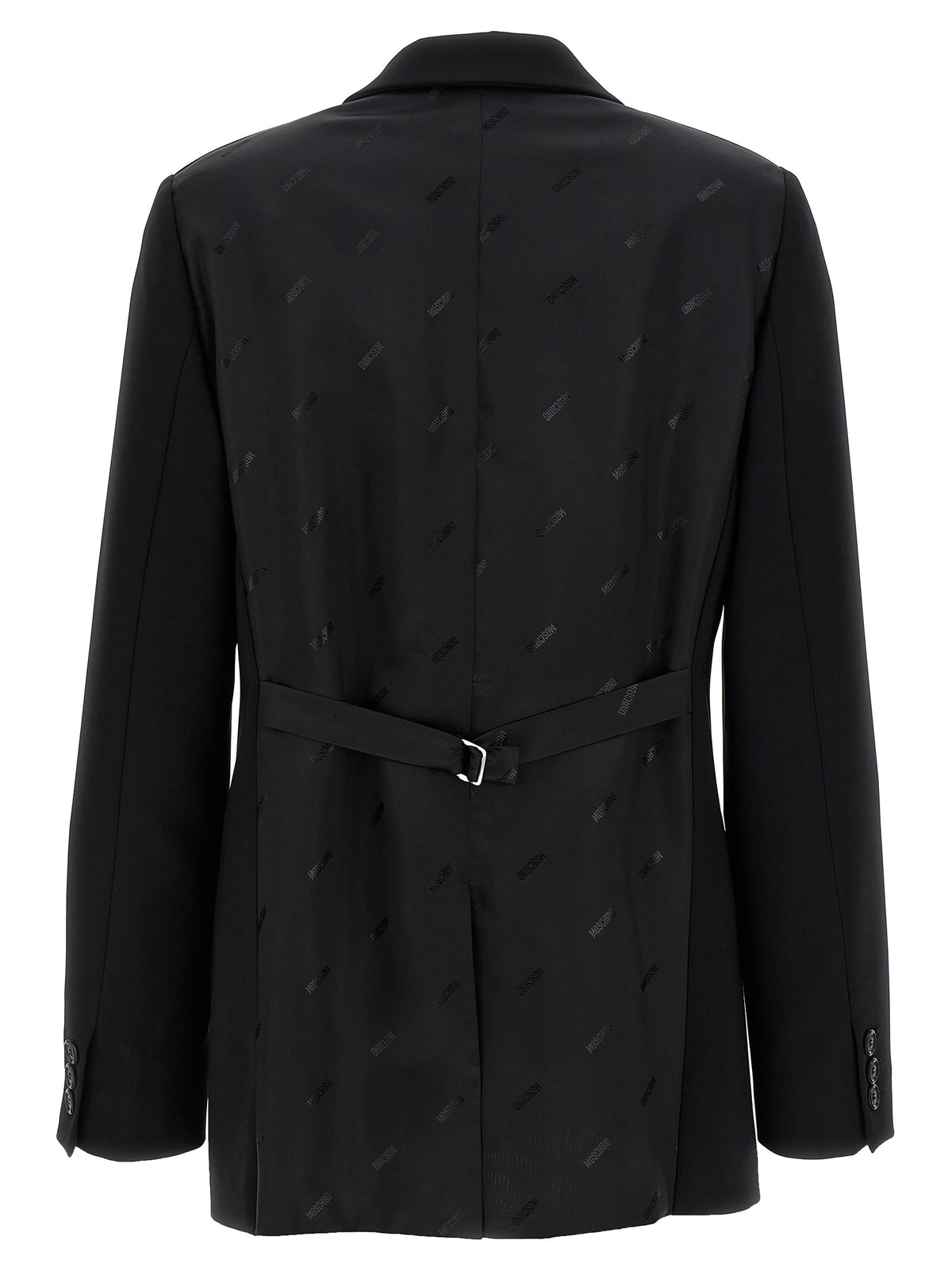 Black Polyester Blazer