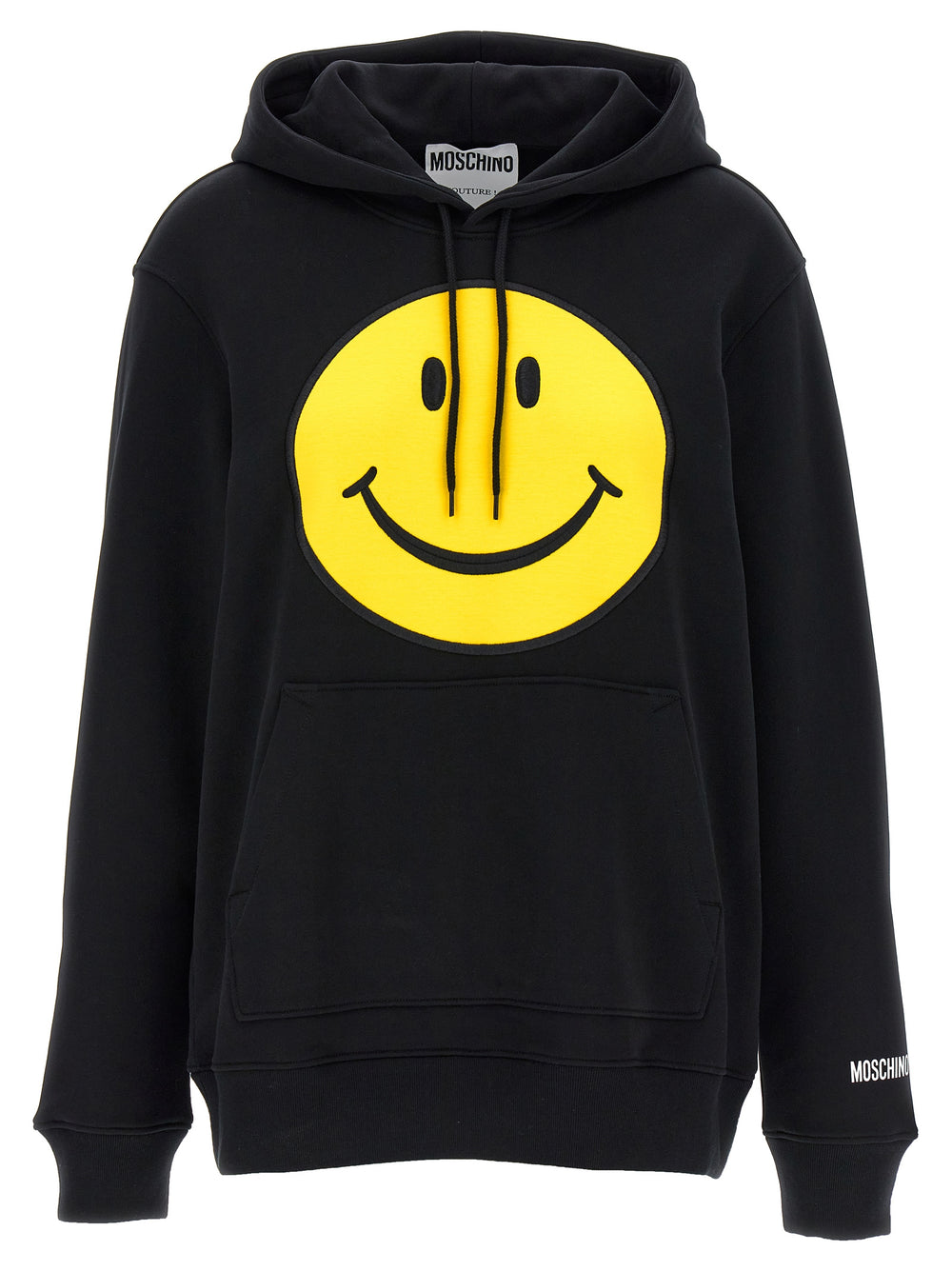 Black Cotton Hoodie
