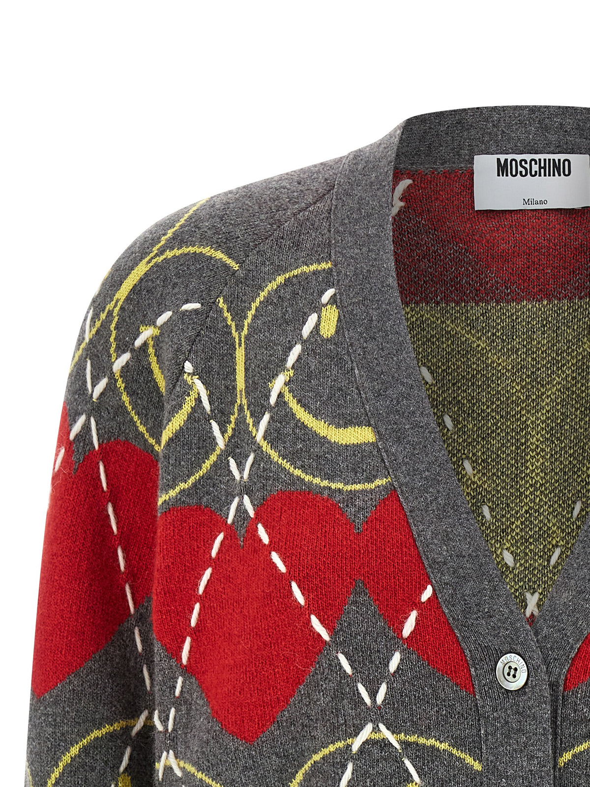 Multicolor Wool Cardigan