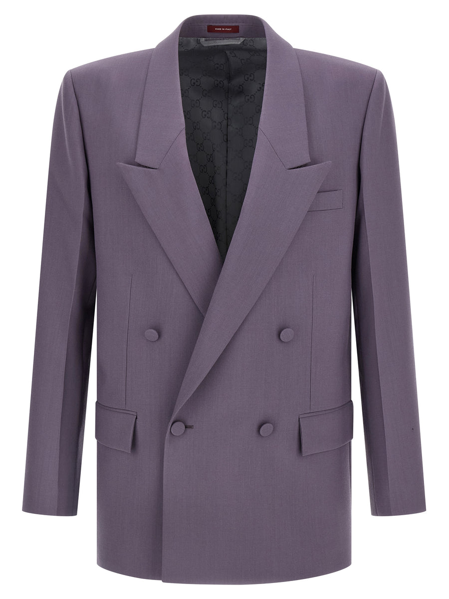 Purple Wool Blazer