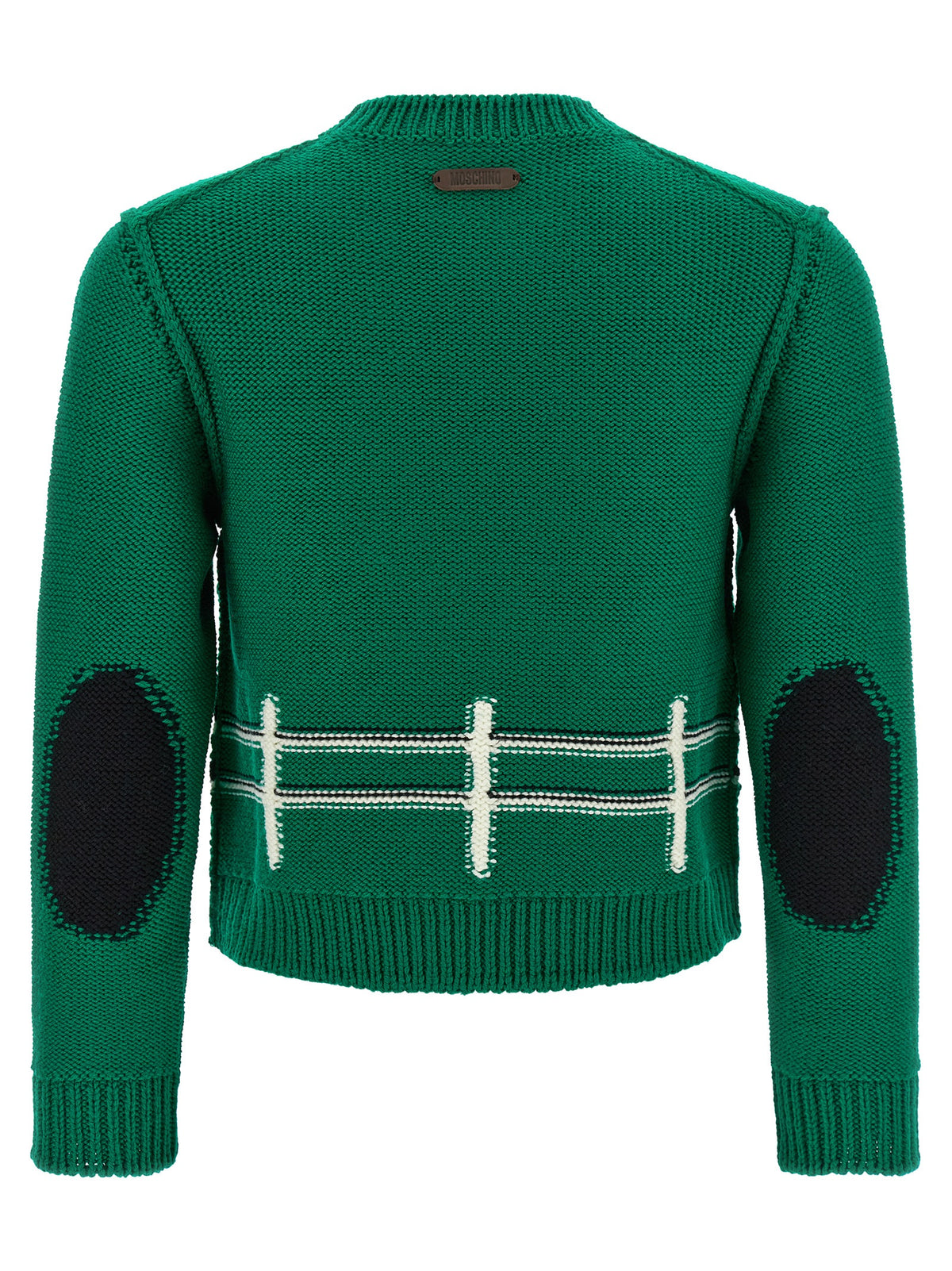 Bicolor Virgin Wool Cardigan