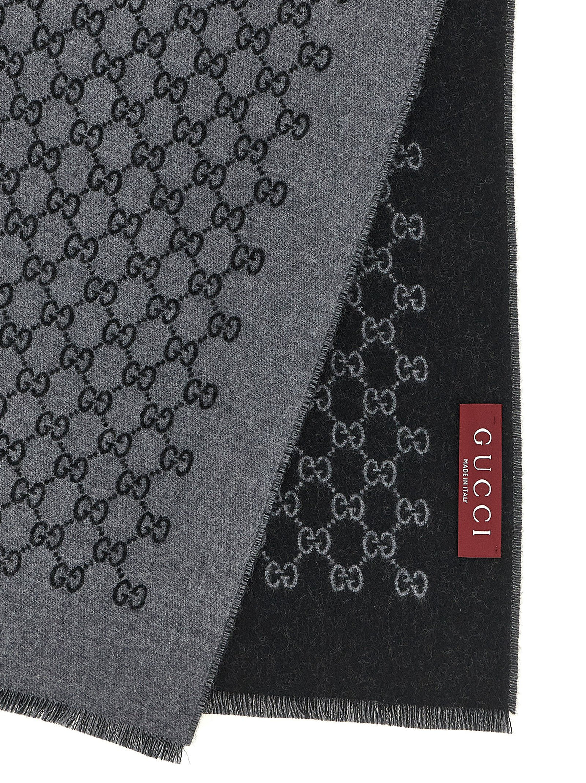 Gray Wool Scarf