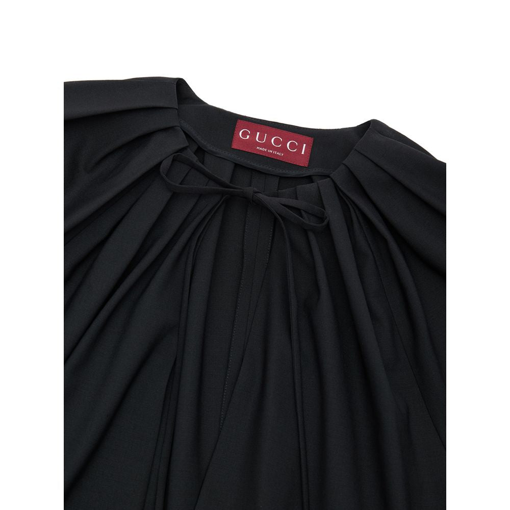 Black Wool Jumpsuit